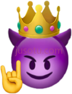 紫色魔鬼王冠PNG