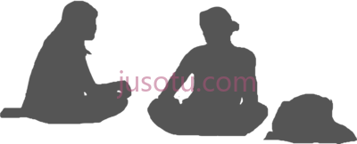 人体坐姿,human silhouette sitting PNG