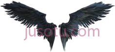 乌鸦翅膀PNG
