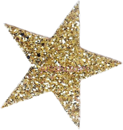 金星,gold sparkly star PNG