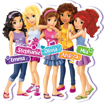 乐高朋友,lego friends PNG