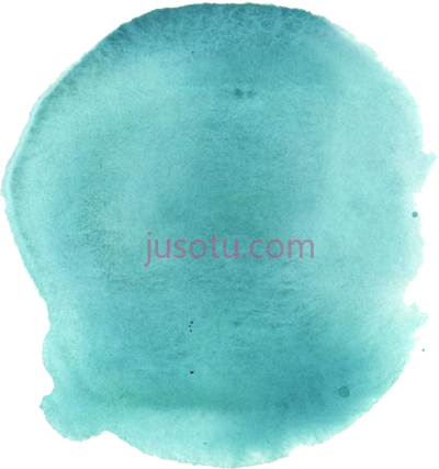 绿松石水彩,turquoise watercolor PNG