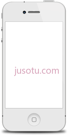 白色苹果手机PNG
