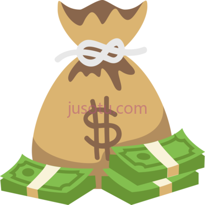 钱袋,cartoon money bag PNG