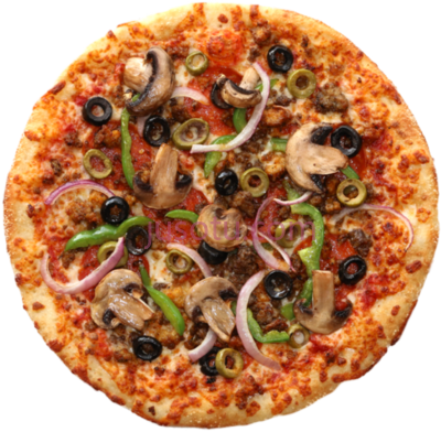 披萨,top it over capers pizzas PNG