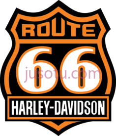 66号公路哈雷标志PNG