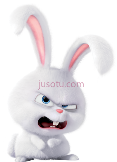 愤怒的兔子,parody wiki angry bunny from secret life pets PNG