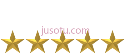 五颗金星,five 5 golden stars PNG