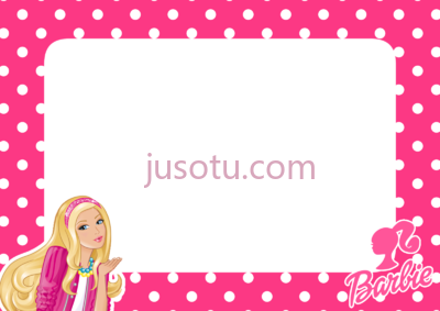 粉红芭比相框,barbie frames wallpapers PNG