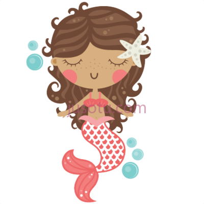 美人鱼,mermaid cut file cute files PNG