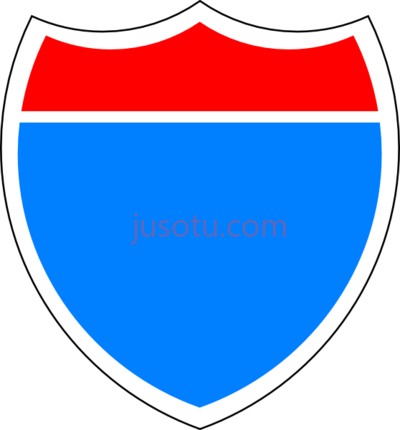 公路标志,blank interstate highway sign PNG