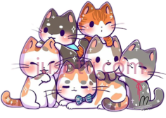 卡瓦伊可爱小猫,卡通,动画 PNG