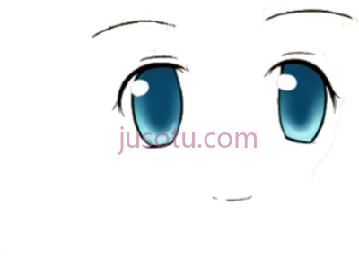 女孩脸,anime girl face PNG