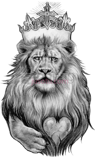 狮子纹身,lion tattoo PNG