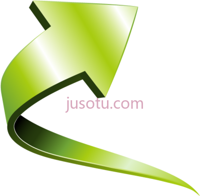 弯曲箭头,curved arrow PNG