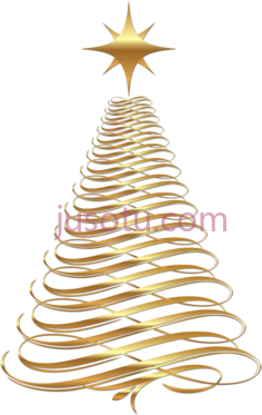 圣诞金树PNG