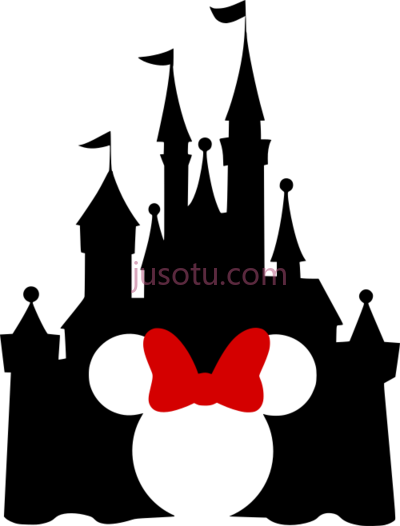 迪士尼城堡米奇,disney castle mickey cutout PNG
