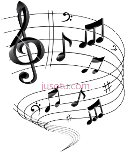 音符,wall 4ever large vinyl decal music notes PNG