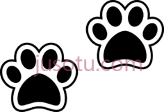 狗爪印PNG