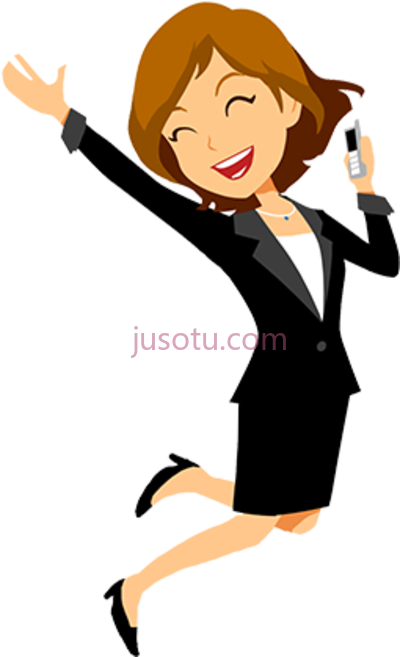 女人,mascot animate PNG