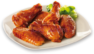 烤鸡翅,bbq chicken wings PNG