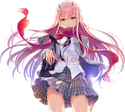 搭档杀手,darling in franxx zero two render PNG