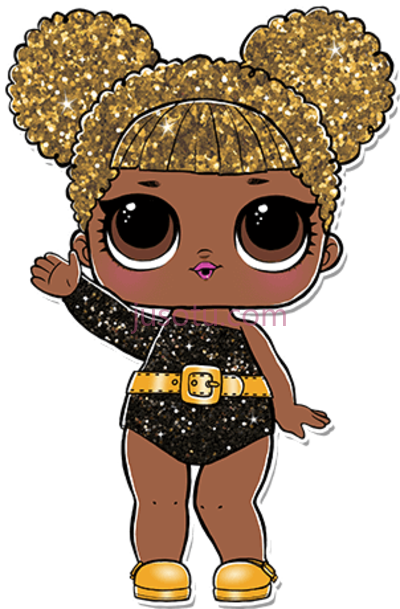 惊喜娃娃,queen bee glitter PNG