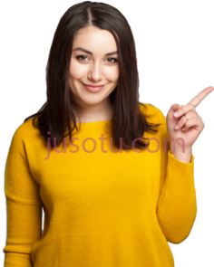 女士指点PNG