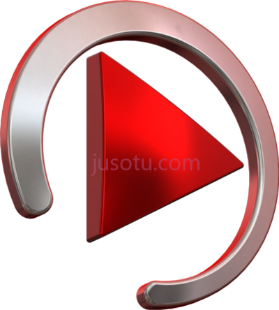 音乐播放红色,play logo red from abouthere PNG