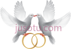 结婚鸽PNG