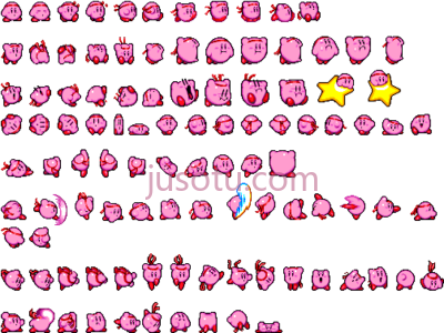 星之卡比,kirby sprite PNG