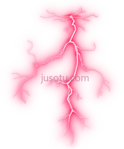 红色闪电,red lightning PNG