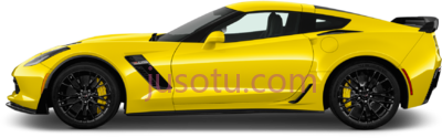 雪佛兰黄色轿车,chevrolet yellow car PNG