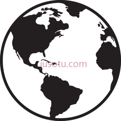 地球,best globe black and white PNG