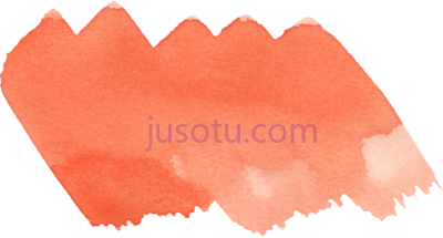 橙色水彩,orange watercolour PNG