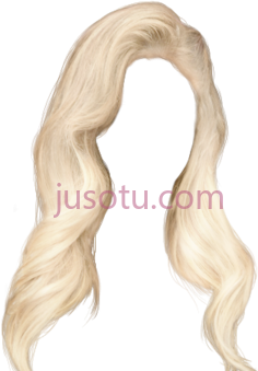 头发金色低光PNG