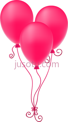 粉色气球PNG