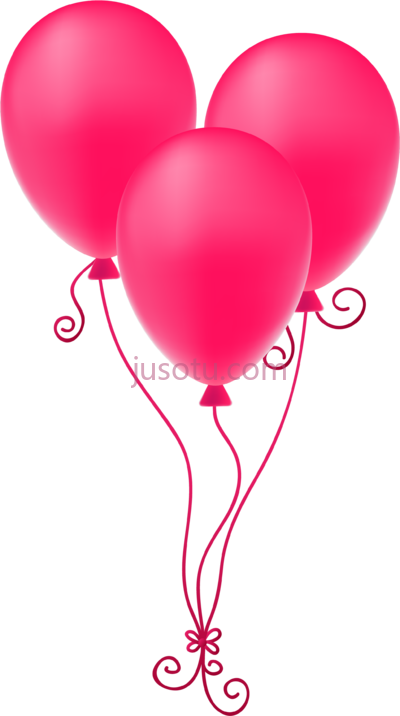 粉色气球,pink balloons PNG