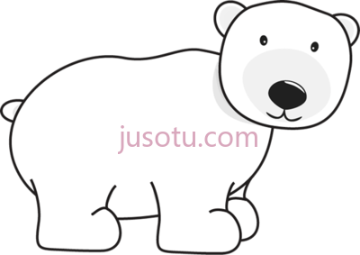 北极熊,polar bear art PNG