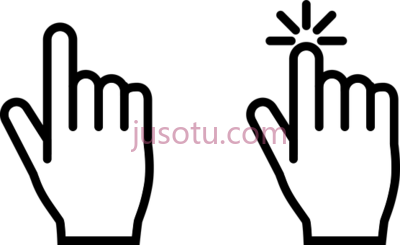 鼠标光标,mouse cursor click icon shown PNG