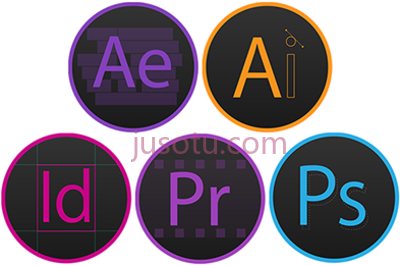 奥多比,adobe cc icons PNG