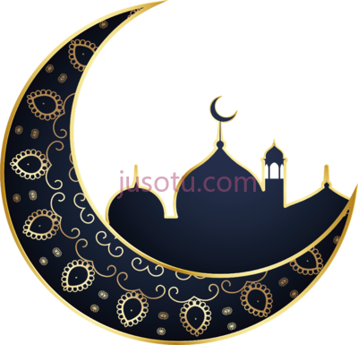 开斋节快乐,eid mubarak moon PNG