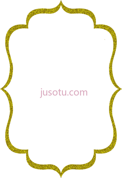金光闪闪,gold sparkles glitter frame PNG