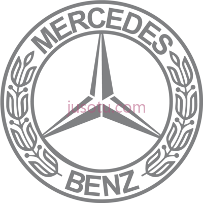 梅赛德斯奔驰,mercedes benz laurel wreath vintage and star logo PNG