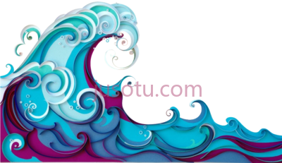 波浪,wave matting PNG