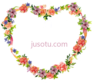 花心,floral heart tattoos PNG