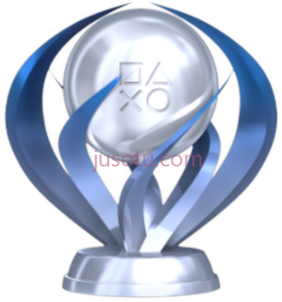 白金游戏奖杯,trophy platinum playstation PNG