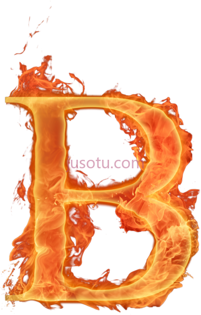 字母火焰,letras em efeito fogo PNG