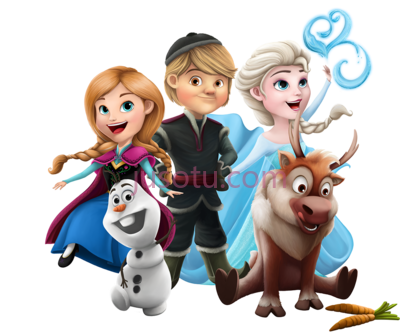 冰雪奇缘,frozen characters PNG