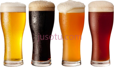 啤酒杯,vaso de cerveza negra PNG